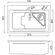����� ��� ����� GAPPO � ���������� 720�460�215 ������, GS7246-6