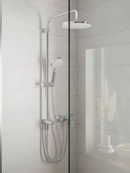 Смеситель для душа Hansgrohe Vernis Blend 71640000 настенный, однозахватный, без излива, хром — изображение 2