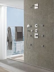 Смеситель Axor Citterio M 34715 термостатический, внешняя часть, хром