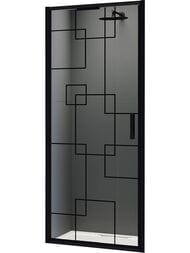Душевая дверь RGW Stilvoll SV-05B (1000х1950) Smart Line Black, стекло 8 мм, черный 70320510-194