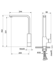 ��������� ��� ����� Aquatek ����� AQ1680CR �������������, ���������� ����� 330��, ����: ����