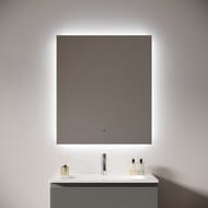 Зеркало для ванной комнаты SANCOS Square 2.0 800х700 led подсветка 2700K/4000K/5000K SQ2.800