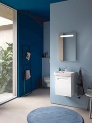 Умывальник подвесной Duravit No.1 450х350х140мм, перелив, отверстие под смеситель, белый 07434500002