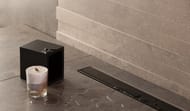 Душевой лоток BETTOSERB Confluo Frameless Line Black Glass 650мм с решеткой, комб.затвор