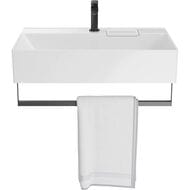 Раковина KERAMA MARAZZI TECNOLOGICA Logica мебельная/подвесная 700х480х145 с 1 отверстием, белая гл. LO.wb.70.1