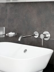 Встраиваемый смеситель для раковины VitrA Minimax Round A43549EXP однорычажный хром латунь