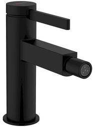 Смеситель Hansgrohe Finoris 76200670 для биде, однорычажный, сливной клапан Push-Open, матов.черный — миниатюра 1