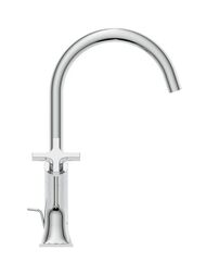 Ideal Standard JOY NEO Смеситель для раковины BD151A5 двухзахватный, донный клапан, серый