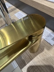 Уценка! Смеситель для умывальника WasserKRAFT Aisch 5503 однозахватный, высота излива 93мм, золото