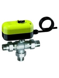 Кран шаровый FAR 3/4" НР 3хходовой, с сервоприводом 220В FA 300120 3440 — миниатюра 1
