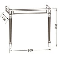 ������� Jacob Delafon Cleo 1889 EB727-MWB (900�460�830) ��� �����������, ����� �������