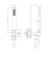������� �������� Gessi Rettangolo 20123.707 ��������� �����., �����, �����, ������ ������ ����