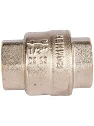Клапан обратный ROMMER 1/2 пружинный муфтовый с металлическим седлом RVC-0001-000015