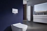 Пенал подвесной Geberit Smyle Square (360х299х1180) 1 дверца, белый глянец 500.361.00.1