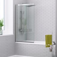 Шторка на ванну WasserKraft Main 41S02-80 (800х1400) двустворчатая, универсальная раздвижная