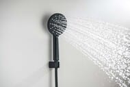 Душевой набор Select 120 3 jet Aquatek Оберон AQ2033MB черный мат