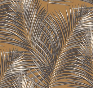 Обои флизелиновые Loymina Amazonia Ins3, 004 (1х10,05) пальма, темно-бежевые (рул.)