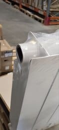 Уценка!Радиатор биметаллический RIFAR EcoBuild 500 (575х640х100) 8 секц., 1488 Вт, бок. подкл, белый