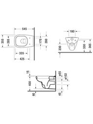 ������ ��������� DURAVIT D-CODE 355�545�400 ��������.������, ������� ��� ���������� ����� 45351900A1