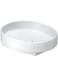 Раковина накладная Duravit Balcoon 550 x 450 DuraShield, белая глянцевая 241055AA79 — миниатюра 1