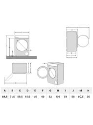 ���������� ������ Korting KWM 59ID14107 (850�595�610) 10 ��, 1400 ��/���, 15 ��������, �����