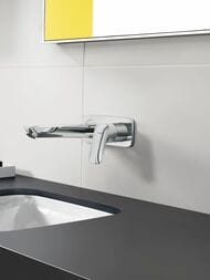Смеситель Hansgrohe Logis 71220000 для умывальника встраиваемый, однозахватный, излив 195мм, хром — миниатюра 2