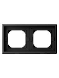 Рамка Systeme Electric ARTGALLERY 2 поста, IP44, карбон GAL441002