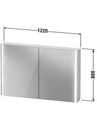 �������-���� Duravit XViu 1220�800�156 � ����������, ������, �������, 3 �����, ������� XV71340B1B1