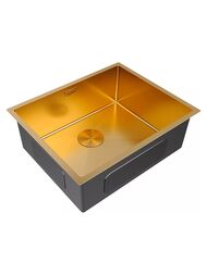 Мойка PAULMARK Next-540 (540x440x200) 1,2 мм, золото брашированное PM215444-BG