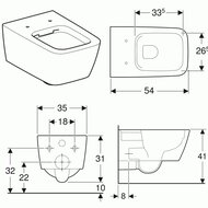 ������ ��������� Geberit iCon Square (350�540�335) ������������ 201950000