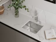 Мойка под столешницу Ukinox Loft 340х400 браширов. нерж.сталь 1мм, слив 3 1/2, LOB340.400 -GT10P