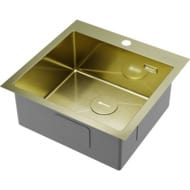 Мойка Omoikiri AKISAME 51-LG (510х510х200) монтаж врезной/вровень, светлое золото 4973439