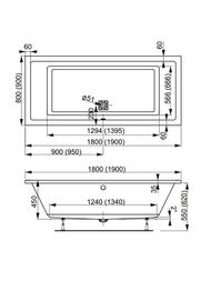 ����� ��������� VAGNERPLAST CAVALLO 180 (1800�800�450) �������������, ����� VPBA180CAV2X-04