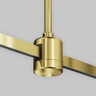Крепление потолочное Medium 300мм с прямым коннектором питания Maytoni Flarity (Флэрити) TRA158C-IPC1-BS латунь, IP20