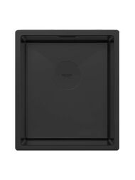 Мойка нерж. сталь NEXT 38 UNI, PM213844-MBN, матовый черный, 380х440мм, Paulmark 1,2мм