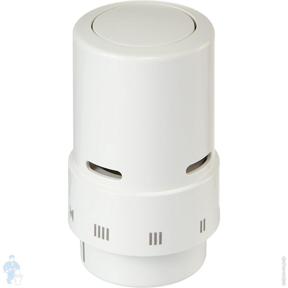 Rte 07. Sht 0002 003015. Термоголовки рояль термо. 5. Термоголовка жидкостная royal thermo м30х1,5 (белый).