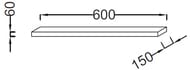 ������� Jacob Delafon PARALLEL EB500-N18 (600�150�60) �����