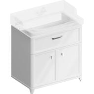 Тумба под раковину KERAMA MARAZZI POMPEI напольная с ящиком и двер., 760х480х840 белая PO.N.80.1\WHT