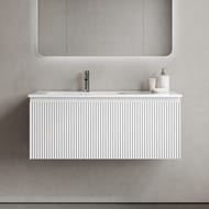 Тумба подвесная SANCOS Snob R 1.0 995х445х406, 1 ящик, доводчик, Bianco ,SNR1.0100LW