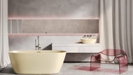 Ванна отдельностоящая Salini Sofia S-Sense 102511GF  1650х750х600 иск. камень, RAL полностью глянец