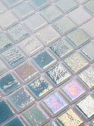 Мозаика Vidrepur Shell Mix Green 553/554 (317х317) на сетке, зеленый микс (шт.) — изображение 4