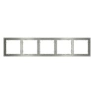 Рамка на 5 постов Voltum S70 VLS100505, серебро