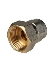 Соединитель STOUT 16х3/4"В обжимной, для металлопластиковых труб, SFS-0002-003416