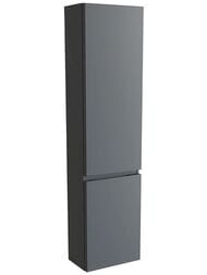 Пенал Caprigo Ponza 400х1600х250 цвет графит, правый, фасад гладкий, 2 двери 13550FR-084