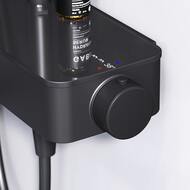 Душевая система AM.PM Inspire 2.0 F0750A522 с термостатом, верхним/ручным душем, черный матовый
