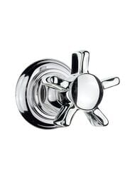 Внешняя часть Nicolazzi Termostatico запорного вентиля 3/4", ручка DamesAnglaises, хром 4912CR18