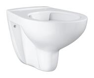 Унитаз подвесной Grohe Bau Ceramic (368х410х531мм) безободковый, без сиденья, белый 39427000 — миниатюра 1