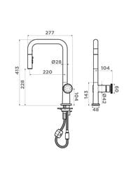 ��������� ��� ����� Omoikiri Arita-SB GB � �������� �������, 3 ������ �����, ����: ������ 4994355