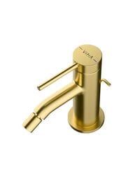 Смеситель для биде VitrA Minimax Round A4353625EXP однорычажный брашированное золото латунь