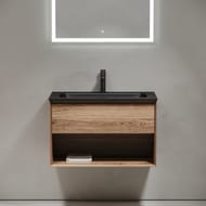 Тумба под раковину SANCOS Marmi 1.0 (790х445х520) подвесная, 1 ящик, дуб чарльстон MR1.080ECH